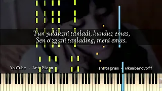 Meni emas - Kamola (Ummon) karaoke clip piano version 2021