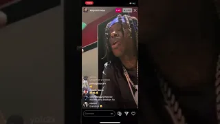 King Von Played Nle Choppa On ig Live