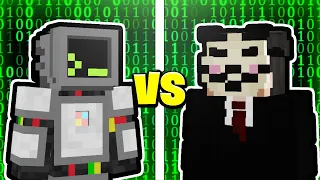 Minecraft'ta Hacker ve Yapay Zekayı TROLLEDİM!