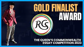 Saion Gupta Conferred GOLD FINALIST AWARD in The Queen's Commonwealth Essay Competition 2023 !!!