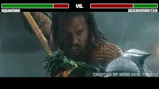 Aquaman vs. Oceanmaster final fight WITH HEALTHBARS | HD | Aquaman (REMAKE)