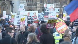 Londoners Protest Against Trump's State Visit to UK