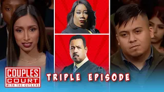 Triple Episode: After Their Secret Marriage She Suspects Her Husband Of Cheating | Couples Court