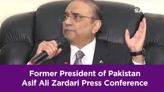 Former President of Pakistan Asif Ali Zardari Press Conference | SAMAA TV