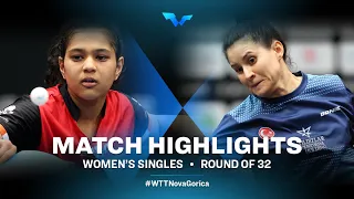 Highlights | Diya Parag Chitale vs Sibel Altinkaya | WS R32 | WTT Contender Nova Gorica 2022