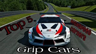 Top 5 Grip Cars for High Speed Cornerin ASSOLUTO RACING