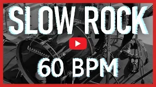 Slow Hard Rock Drum Track 60 BPM Simple Slow Rock Drum Beat (HQ,HD)