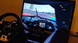 Taming a Ligier in helmet camera view