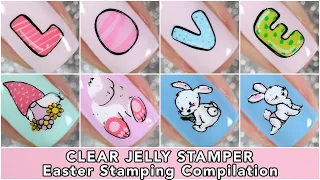 Clear Jelly Stamper Easter Stamping Compilation || CJSH-75 & CJSH-76 || caramellogram