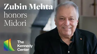 Zubin Mehta honors Midori | 43rd Kennedy Center Honors