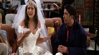 Friends - When Rachel wearing wedding dress