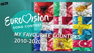 EUROVISION: MY FAVOURITE COUNTRIES (2010-2020) TOP 46