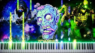 CoD Black Ops Cold War Zombies Theme (Echoes of the Damned) Piano Synthesia