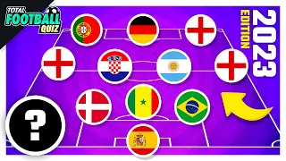 تخمين فريق كرة القدم حسب جنسية اللاعبين - تحديث 2023 | TFQ مسابقة كرة القدم 2023