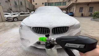 Satisfying BMW 3  Foam Wash: Exterior Detailing