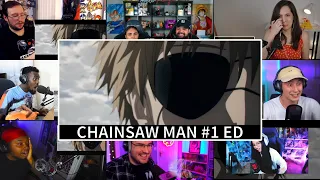 CHAINSAW MAN #1 Ending Vaundy「CHAINSAW BLOOD」REACTION MASHUP | チェンソーマン ED1 スペシャルエンディング