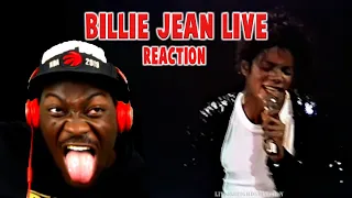 First time reacting to Michael Jackson Live - billie jean reaction