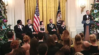 President Obama Speaks at the Kennedy Center Honors Reception