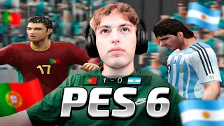 INTENTANDO SALIR CAMPEON DEL MUNDO CON CR7 EN EL PES 6 - DAVOO XENEIZE (PARTE 2)