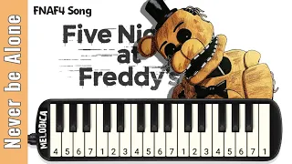 FNAF4 Song - Never Be Alone (Shadrow) Melodica Tutorial + Sheet Music
