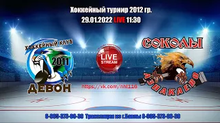 29.01.22 ДЕВДН 11 (Бавлы)-СОКОЛЫ (Азнакаево) LIVE 11:30 2012гр.