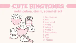 CUTE KOREAN RINGTONES, NOTIFICATIONS, SOUND EFFECT, ALARM