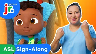 Cody's 'Are We There Yet' Car Song 🚗🎶 ASL Sign-Along for Kids | CoComelon Lane | Netflix Jr