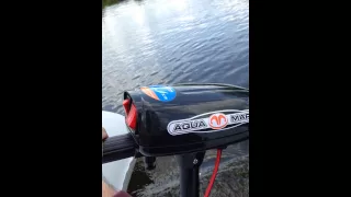 First ride on new boat 'Motion' inflatable dinghy with 18lb thrust trolling motor