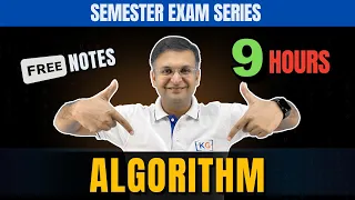 Complete DAA Design and Analysis of Algorithm in one shot | Semester Exam | Hindi