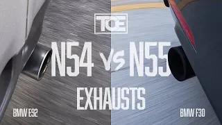 BMW N54 vs N55 Stock Exhaust Comparison