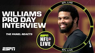 Caleb Williams recaps his USC Pro Day, talks with Chicago Bears | NFL Live