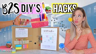 BACK TO SCHOOL DIY's + HACKS 2019 ✏️👀Do It Yourself für Back To School Deutsch