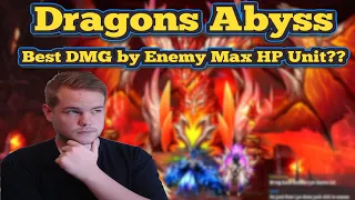 Dragons Abyss Hard Best DMG by Enemy Max HP Unit?? - Summoners War