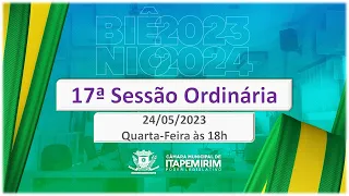 Câmara de Itapemirim - 17ª Sessão Ordinária - 24 de maio/2023.