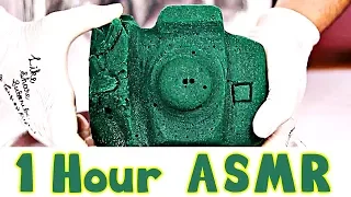 1 Hour ASMR Floral Foam Experience Crushing and Cutting Floral Foam