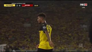 Jadon Sancho vs Bayern Munich Super Cup (03/08/2019)