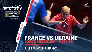 Félix LEBRUN vs Viktor EFIMOV | France-Ukraine | Malmö 2023