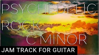 Upbeat Psychedelic Rock Backing Track For Guitar in C Minor (Cm)