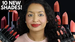 New Shades E.L.F O Face Satin Lipsticks Review