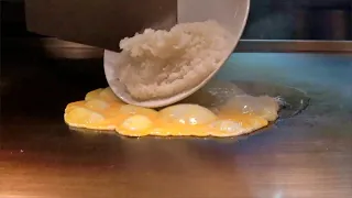 Japanese teppanyaki fried rice - Osaka 1