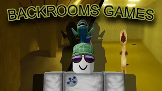 I played every backroom game (Roblox)