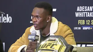 Israel Adesanya "Conor McGregor is a guy that I've admired, I appreciate what he's done for the game