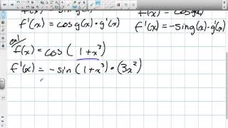 Derivatives of Composite Trig Functions Grade 12 Calculus and Vectors Lesson 5 4 7 19 13)