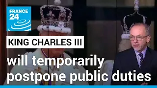 King Charles III diagnosed with cancer, receiving treatment • FRANCE 24 English