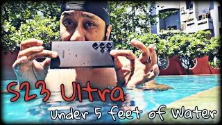 Samsung Galaxy S23 Ultra - Water Test in the Swimming Pool & Steam Room (Hindi)