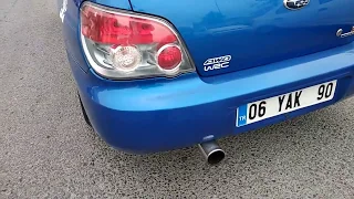 Subaru İmpreza 2,0R Remus  exhaust - (Egzoz)