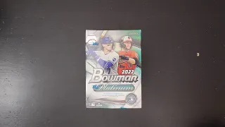 2022 Topps Bowman Platinum Baseball Blaster Box