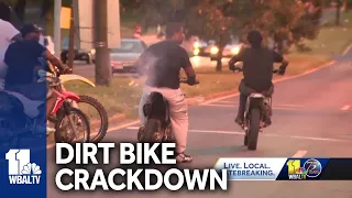 Baltimore City police cracking down on dirt bikes