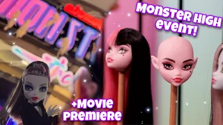Monster High invited me to their design lab?! + Monster High: The Movie Premiere VLOG!!