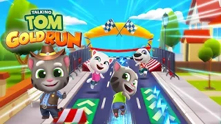 Talking Tom Gold Run Android Gameplay - Cowboy Tom Catch The Raccoon | Talking Tom and Friends